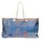 Impression Sunrise by Claude Monet Large Rope Tote Bag - Front View