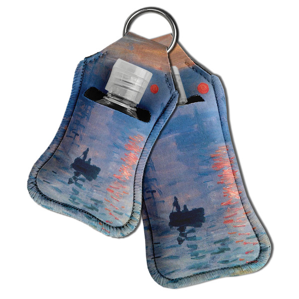 Impression Sunrise by Claude Monet Sanitizer Holder Keychain - Both in Case (PARENT)