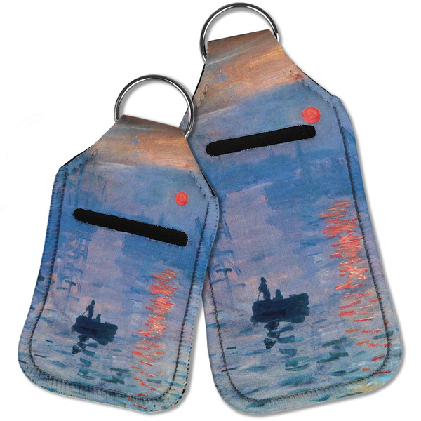 Impression Sunrise by Claude Monet Sanitizer Holder Keychain - Parent Main