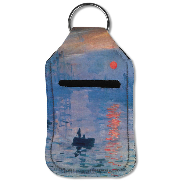 Impression Sunrise by Claude Monet Sanitizer Holder Keychain - Small (Front Flat)