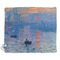 Impression Sunrise by Claude Monet Security Blanket - Front View