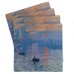Impression Sunrise by Claude Monet Absorbent Stone Coasters - Set of 4