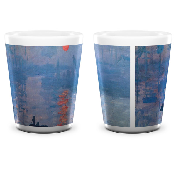 Impression Sunrise by Claude Monet Shot Glass - White - APPROVAL