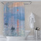 Impression Sunrise by Claude Monet Shower Curtain Lifestyle