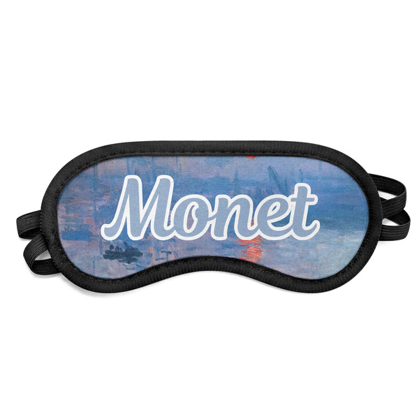 Custom Impression Sunrise by Claude Monet Sleeping Eye Mask