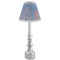 Impression Sunrise by Claude Monet Small Chandelier Lamp - LIFESTYLE (on candle stick)