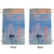Impression Sunrise by Claude Monet Small Laundry Bag - Front & Back View