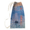 Impression Sunrise by Claude Monet Small Laundry Bag - Front View