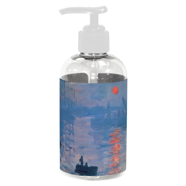 Custom Impression Sunrise by Claude Monet Plastic Soap / Lotion Dispenser (8 oz - Small - White)