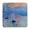 Impression Sunrise by Claude Monet Square Fridge Magnet - FRONT