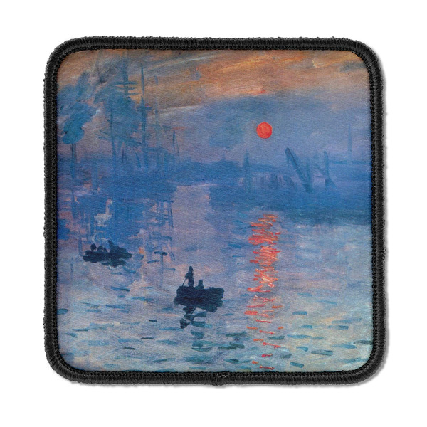Custom Impression Sunrise by Claude Monet Iron On Square Patch