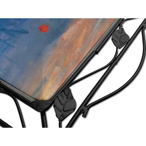 Impression Sunrise by Claude Monet Square Trivet - Detail