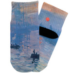 Impression Sunrise by Claude Monet Toddler Ankle Socks