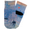 Impression Sunrise by Claude Monet Toddler Ankle Socks - Single Pair - Front and Back