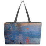 Impression Sunrise by Claude Monet Beach Totes Bag - w/ Black Handles