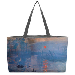 Impression Sunrise by Claude Monet Beach Totes Bag - w/ Black Handles