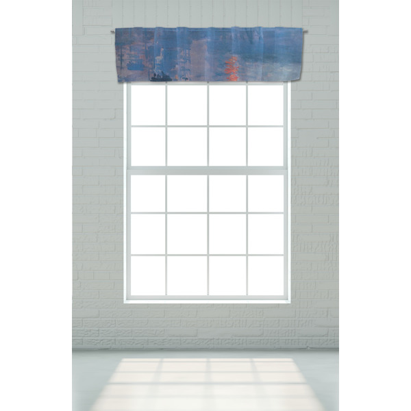 Impression Sunrise by Claude Monet Valance - On window