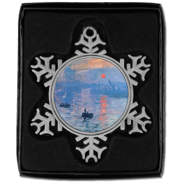 Impression Sunrise by Claude Monet Vintage Snowflake - In box