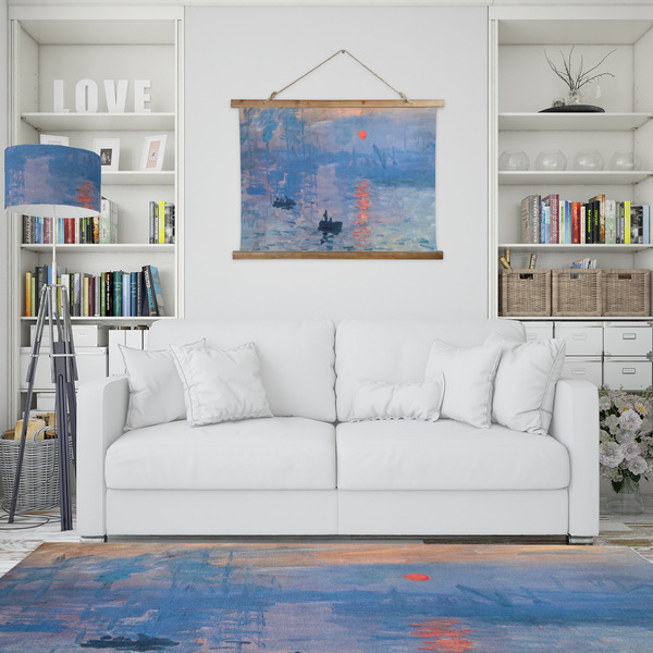 Impression Sunrise by Claude Monet Wall Hanging Tapestry - IN CONTEXT