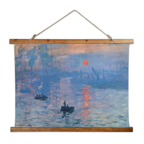 Custom Impression Sunrise by Claude Monet Wall Hanging Tapestry - Wide