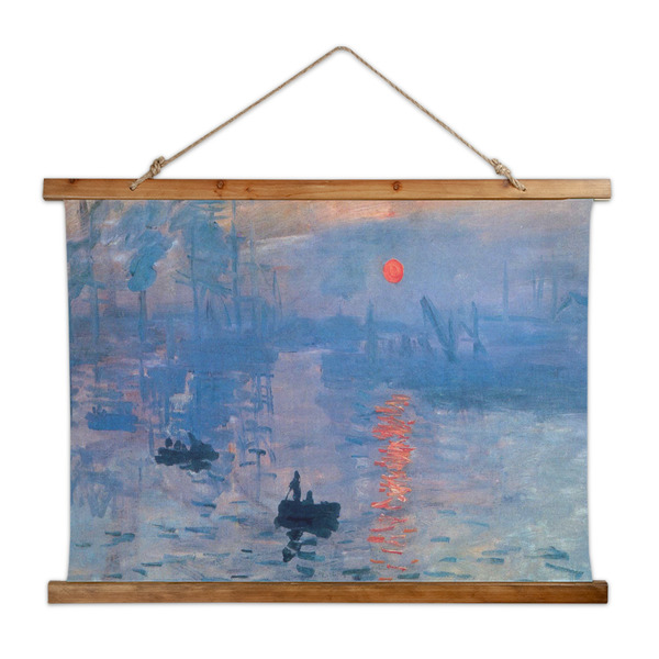 Custom Impression Sunrise by Claude Monet Wall Hanging Tapestry - Wide