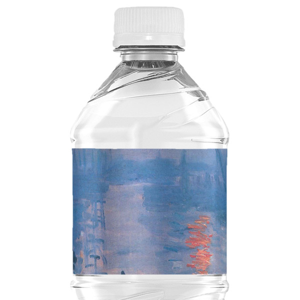 Custom Impression Sunrise by Claude Monet Water Bottle Labels - Custom Sized