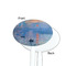 Impression Sunrise by Claude Monet White Plastic 7" Stir Stick - Single Sided - Oval - Front & Back