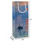 Impression Sunrise by Claude Monet Wine Gift Bag - Dimensions