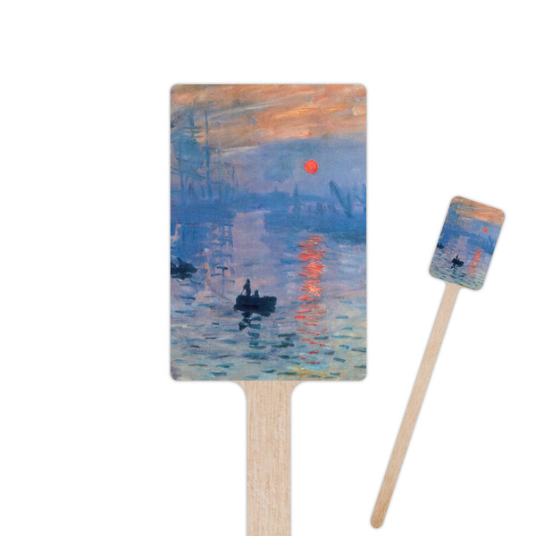 Custom Impression Sunrise by Claude Monet Rectangle Wooden Stir Sticks
