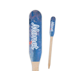 Impression Sunrise by Claude Monet Paddle Wooden Food Picks - Double Sided