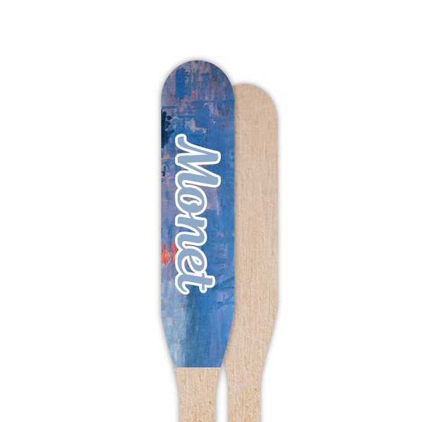 Impression Sunrise by Claude Monet Wooden Food Pick - Paddle - Single Sided - Front & Back