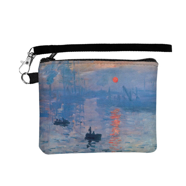 Custom Impression Sunrise by Claude Monet Wristlet ID Case