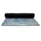 Impression Sunrise by Claude Monet Yoga Mat Rolled up Black Rubber Backing