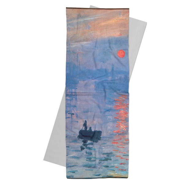 Custom Impression Sunrise by Claude Monet Yoga Mat Towel