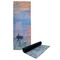 Impression Sunrise by Claude Monet Yoga Mat with Black Rubber Back Full Print View