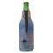Impression Sunrise by Claude Monet Zipper Bottle Cooler - BACK (bottle)