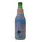 Impression Sunrise by Claude Monet Zipper Bottle Cooler - FRONT (bottle)