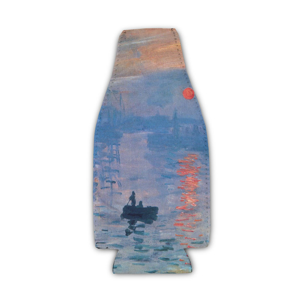 Custom Impression Sunrise by Claude Monet Zipper Bottle Cooler