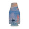 Impression Sunrise by Claude Monet Zipper Bottle Cooler - Set of 4 - FRONT