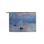 Impression Sunrise by Claude Monet Zipper Pouch - Small - 8.5"x6"