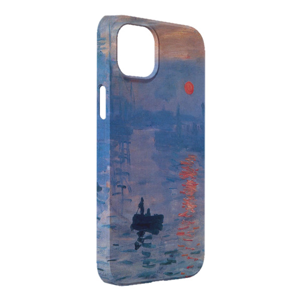 Custom Impression Sunrise by Claude Monet iPhone Case - Plastic - iPhone 14 Plus