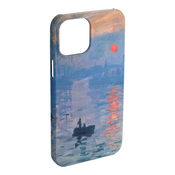 Custom Impression Sunrise by Claude Monet iPhone Case - Plastic - iPhone 15 Pro Max