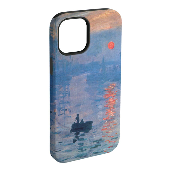 Custom Impression Sunrise by Claude Monet iPhone Case - Rubber Lined - iPhone 15 Pro Max