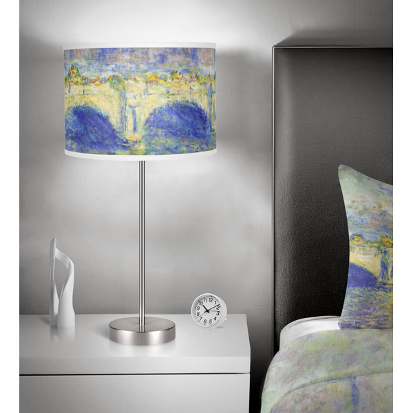 Waterloo Bridge 13 inch drum lamp shade - in room