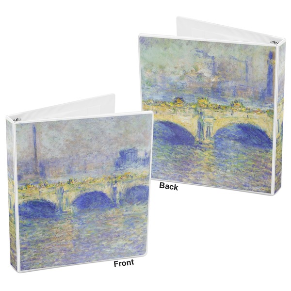 Waterloo Bridge 3-Ring Binder Front and Back