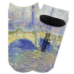 Waterloo Bridge by Claude Monet Adult Ankle Socks