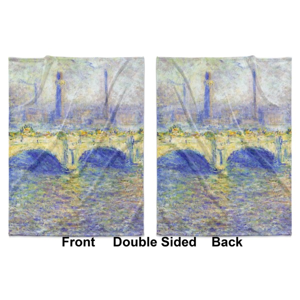 Waterloo Bridge Baby Blanket (Double Sided - Printed Front and Back)