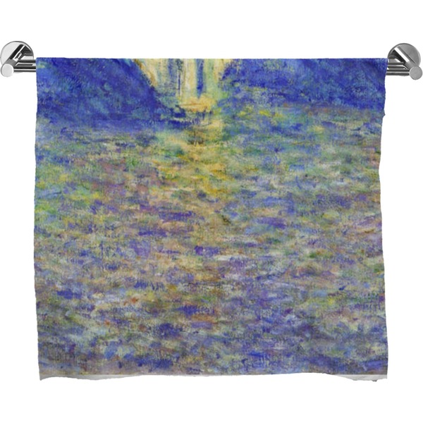 Custom Waterloo Bridge by Claude Monet Bath Towel