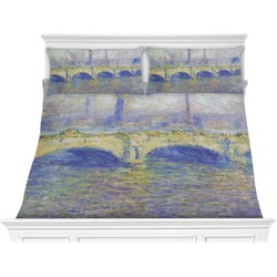 Waterloo Bridge by Claude Monet Comforter Set - King