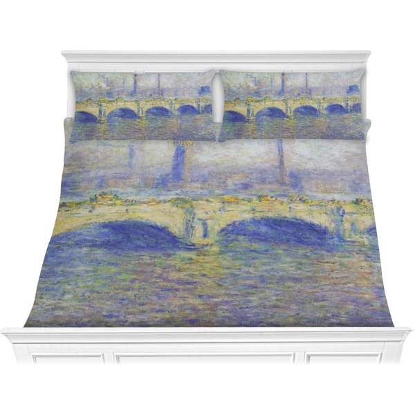 Custom Waterloo Bridge by Claude Monet Comforter Set - King